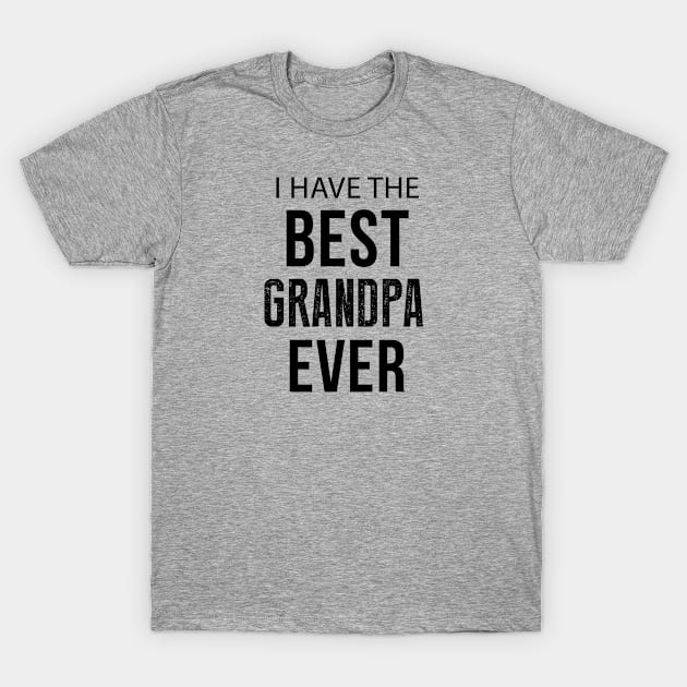 I Have The Best Grandpa Ever T-Shirt by teegear